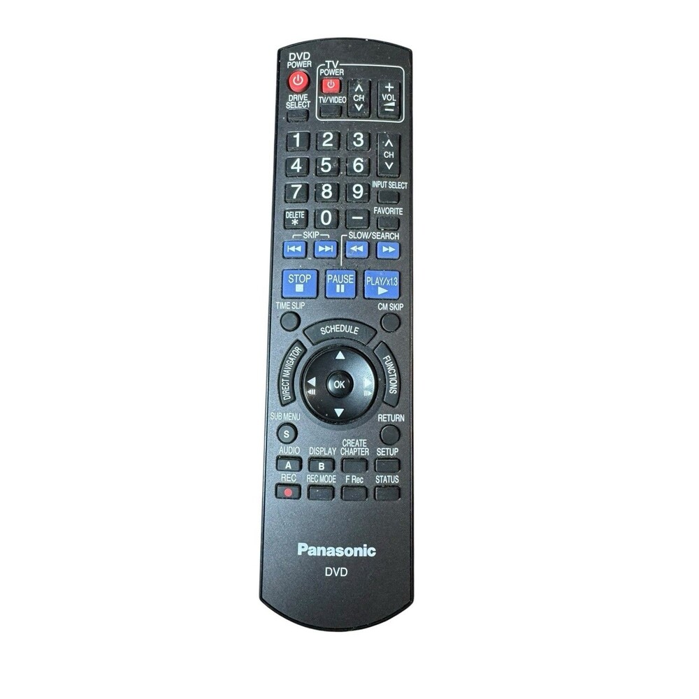 Panasonic N2QAYB000196 DVD Remote Control OEM Original - Tested Works